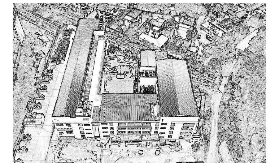 幼兒園外景俯視圖