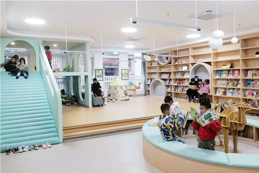幼兒園圖書室實景