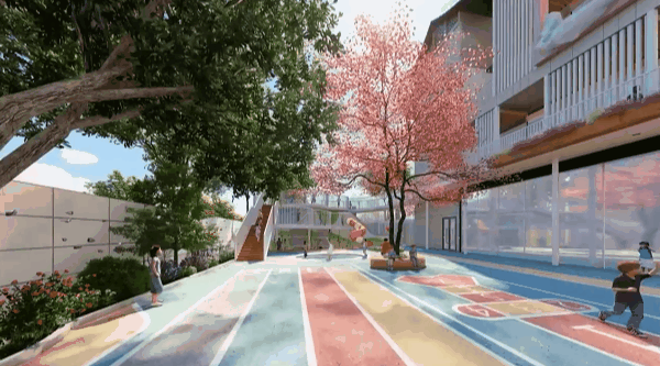幼兒園戶外跑道
