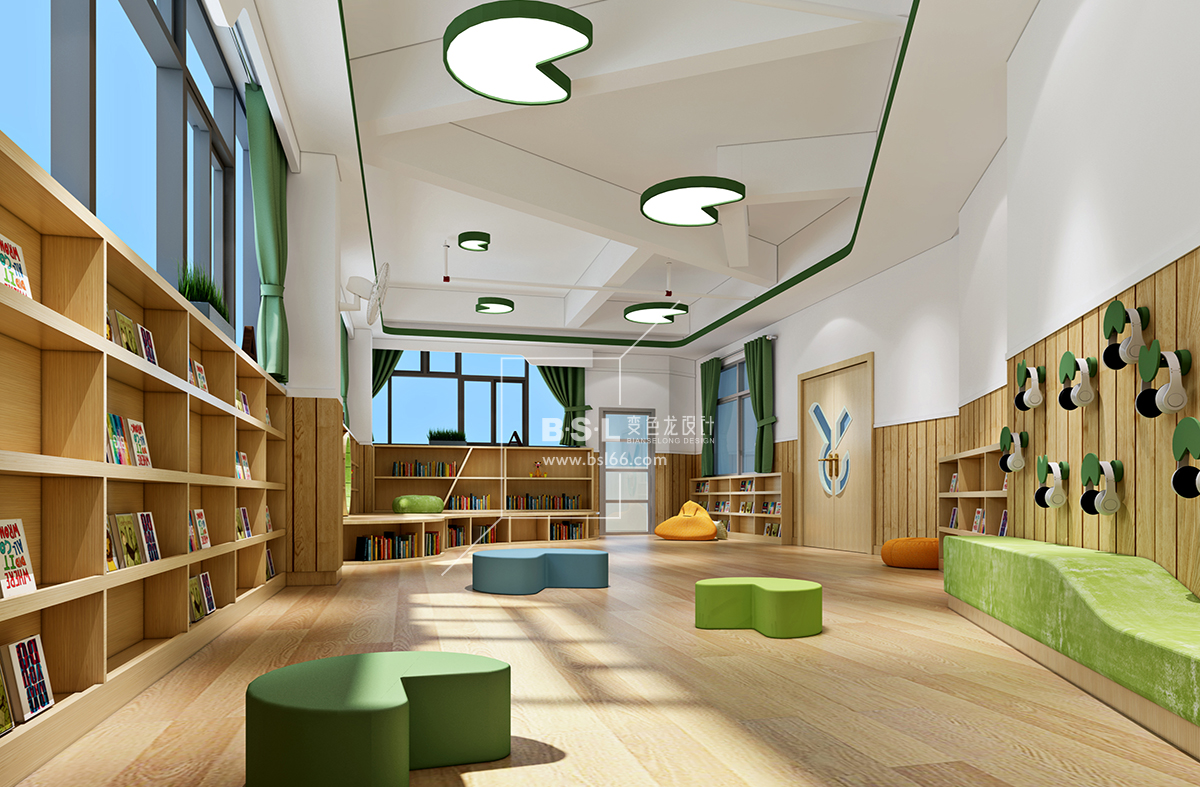 珠海格林泊樂幼兒園圖書室